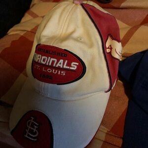 Vintage Cardinals St. Louis Red and White Cap